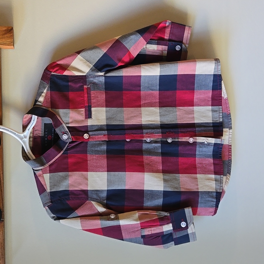 Samuel Jr button down shirt - fall colors